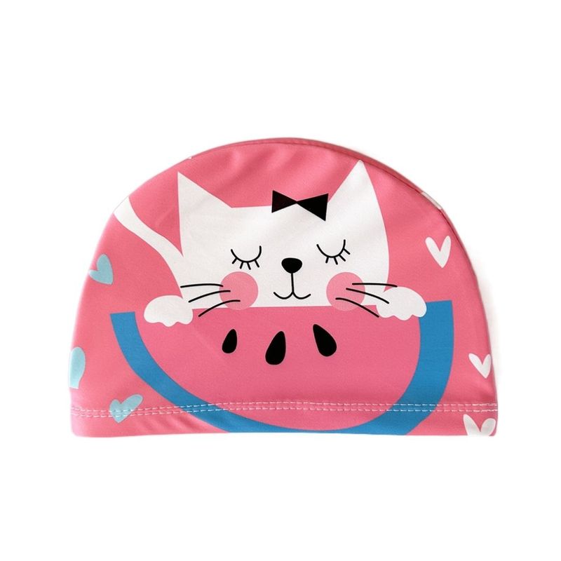 BABYLUNA - Gorro de Natación Para Niños de Elastano Modelo Gatito