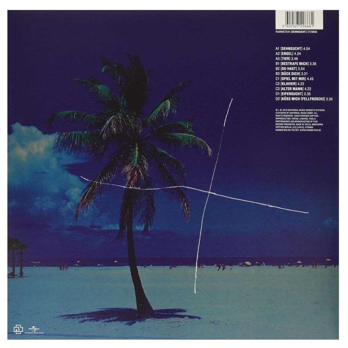 HITWAY MUSIC - RAMMSTEIN - SEHNSUCHT (2LP) - VINILO HITWAY MUSIC