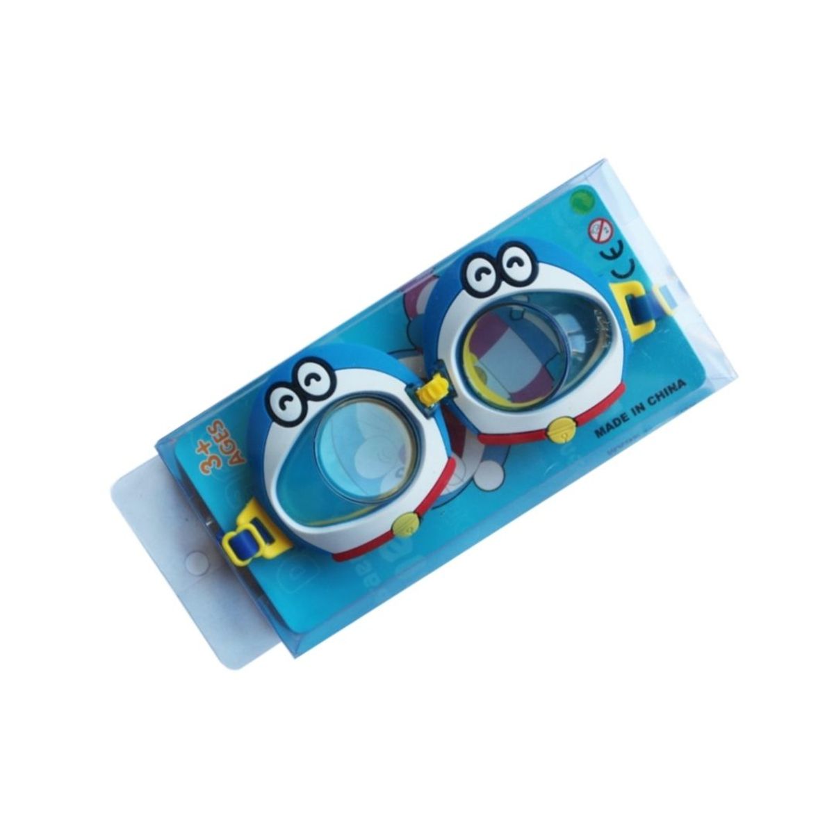 BABYLUNA - Lentes de Natación Piscina Niños Con Correa Gato Azul