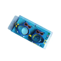 BABYLUNA - Lentes de Natación Piscina Niños Con Correa Hipo Azul