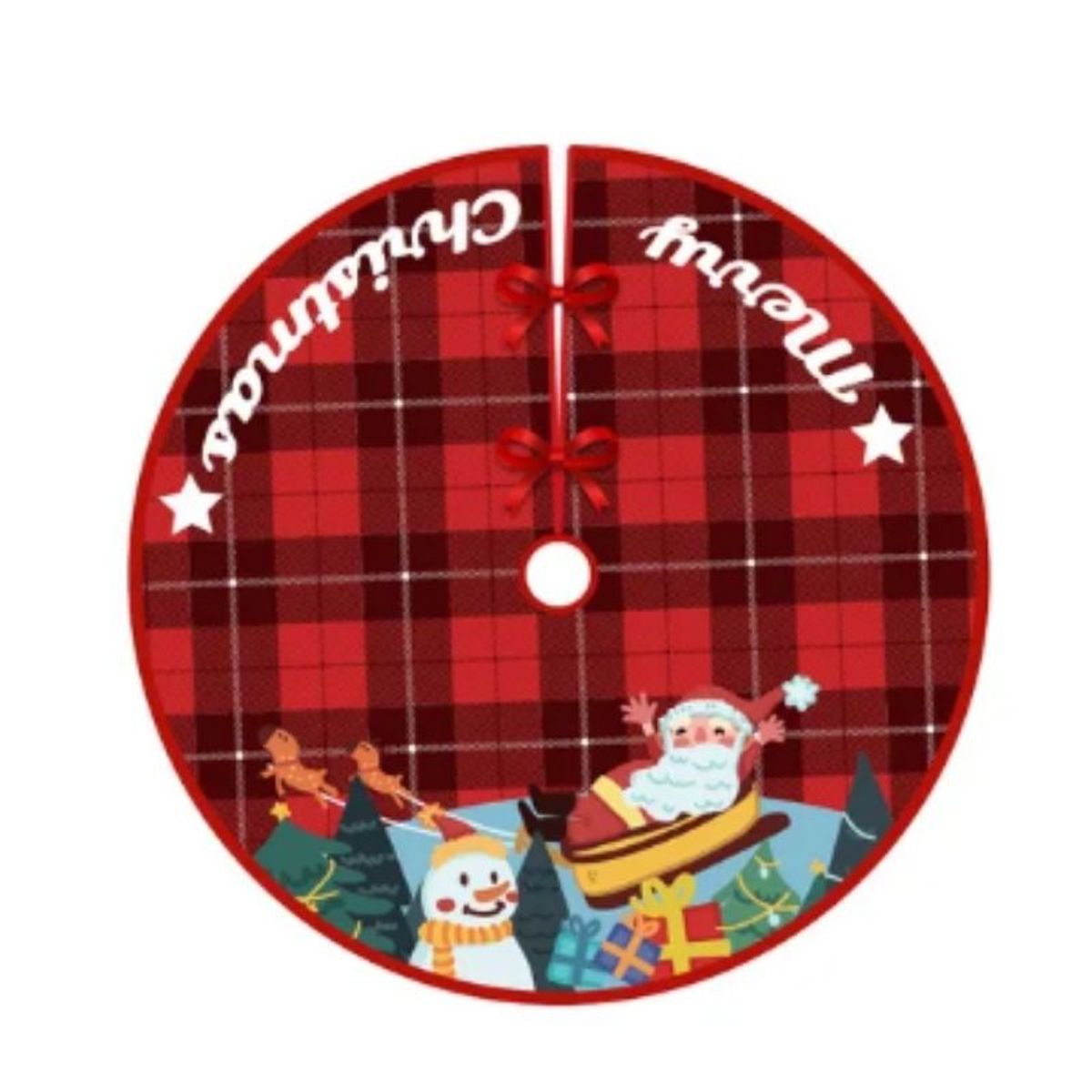 GENERICO - Faldón Pie Para Árbol De Navidad 120x120cm