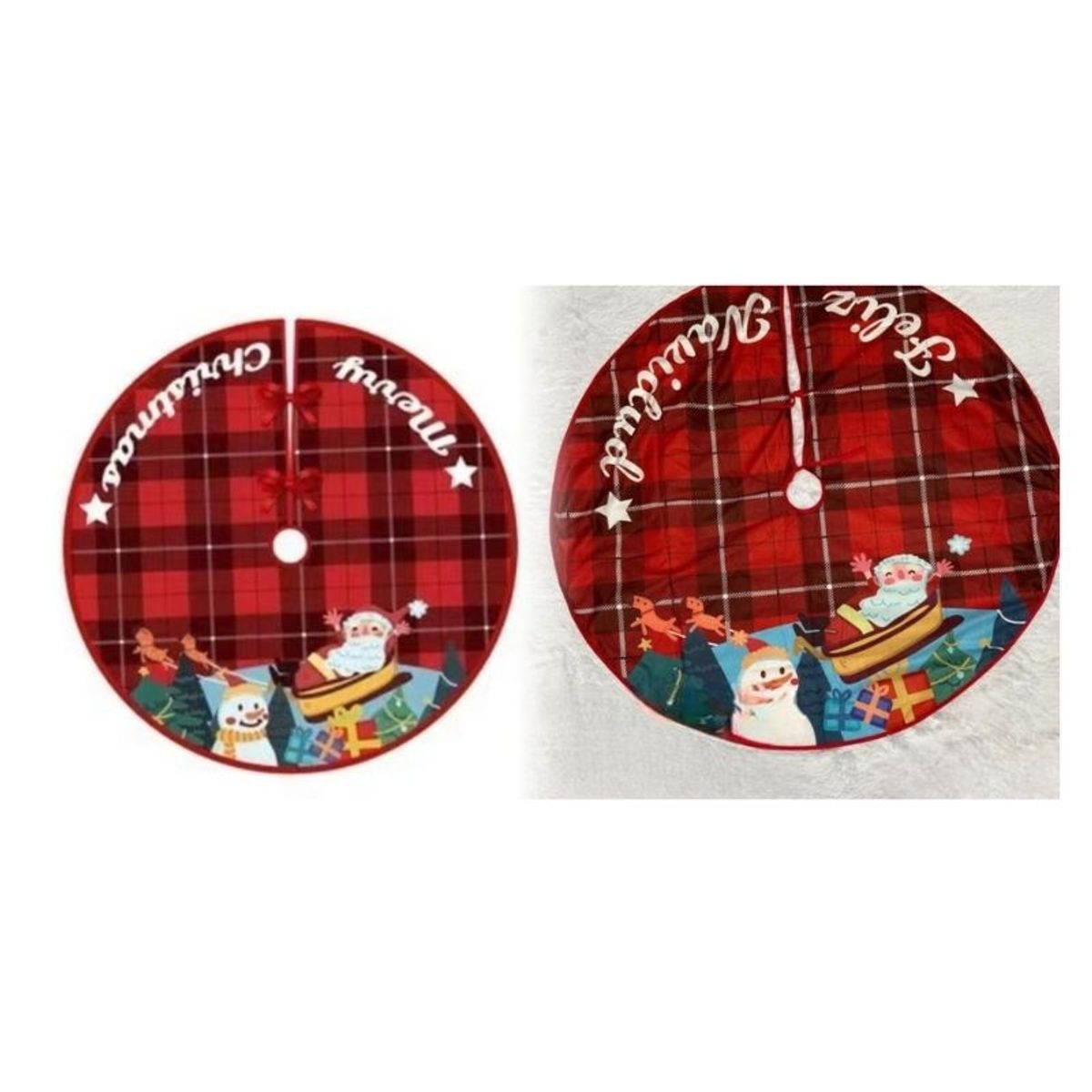 GENERICO - Faldón Pie Para Árbol De Navidad 120x120cm