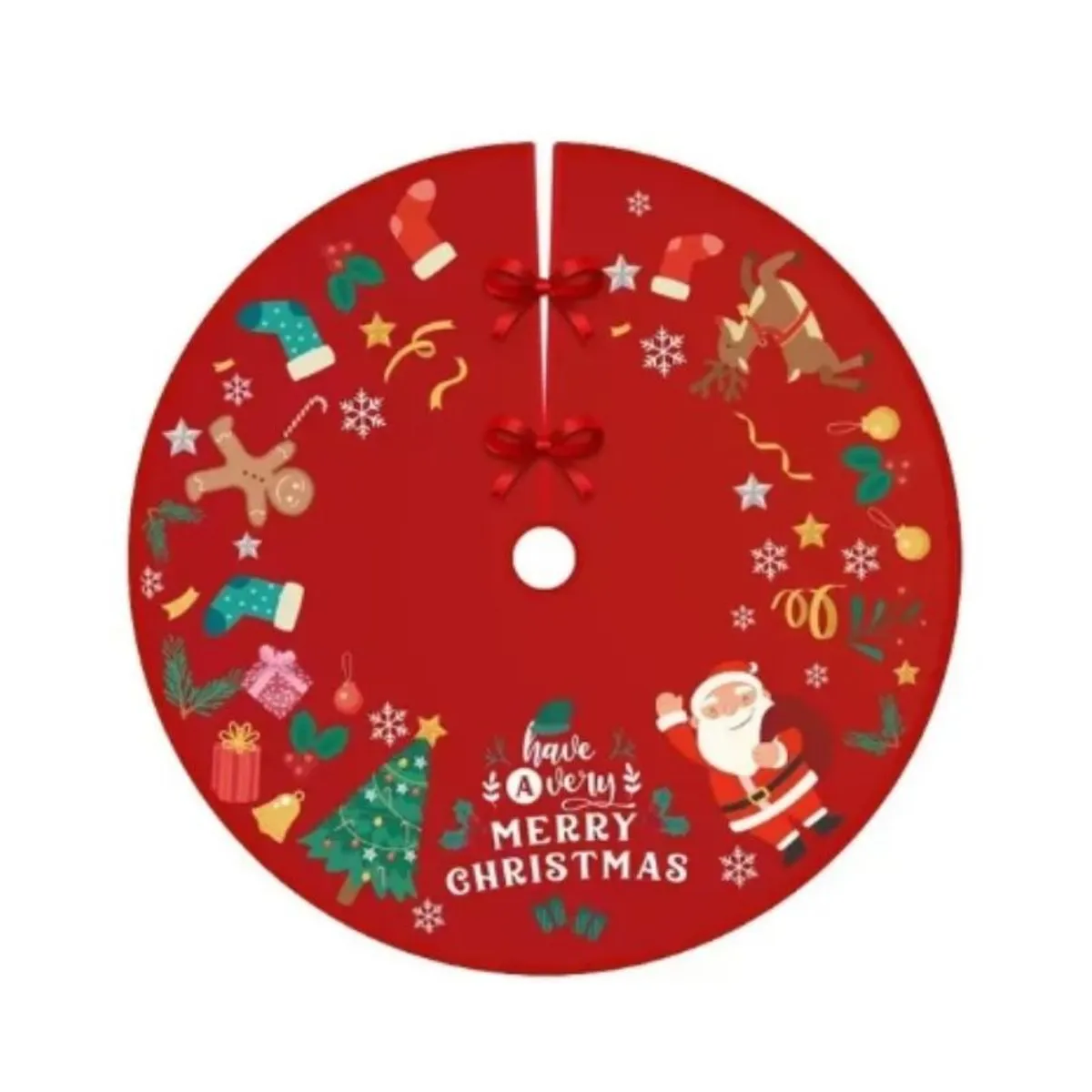 GENERICO - Faldón Pie Para Árbol De Navidad 120x120cm