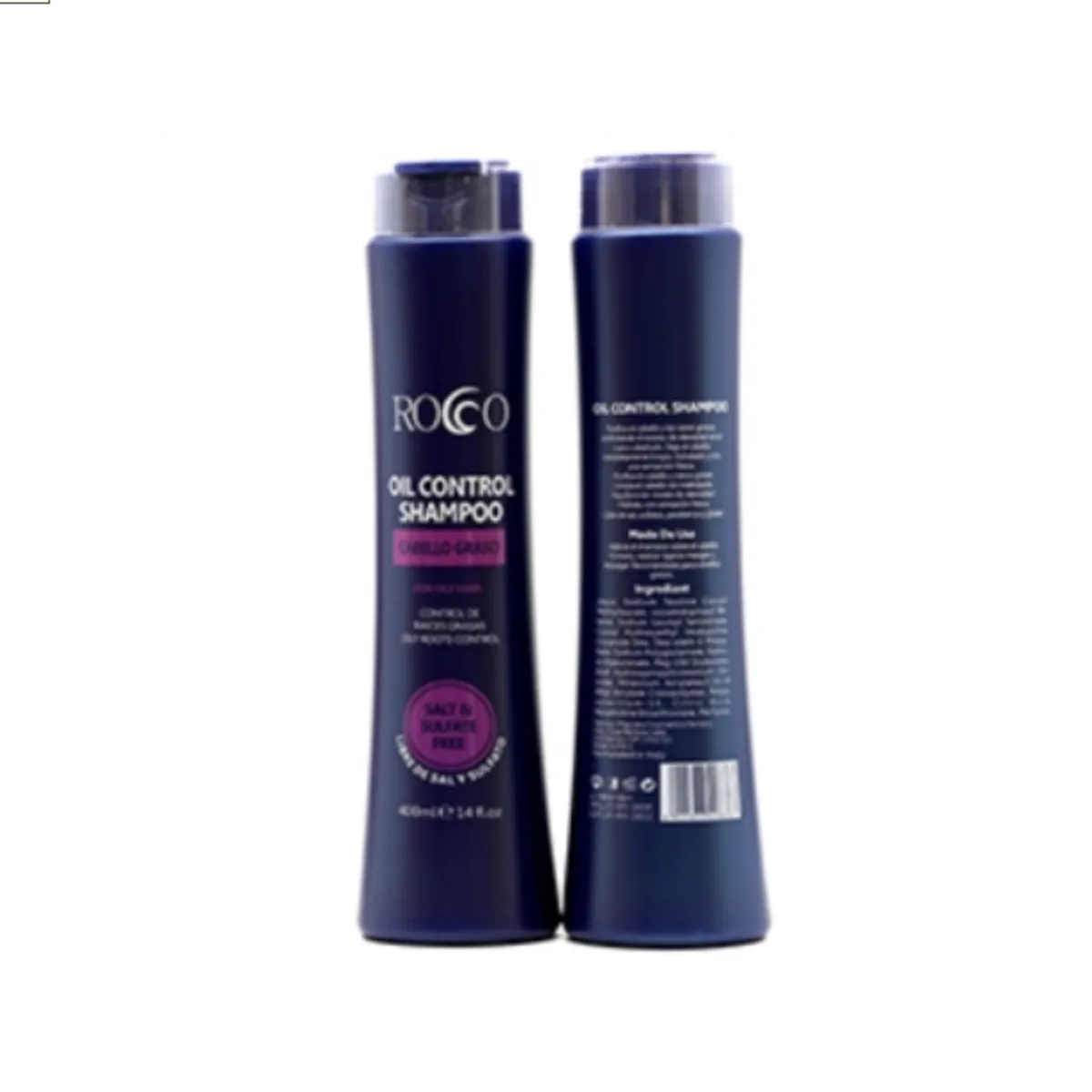GENERICO - ROCCO® Shampoo Oil Control Sin Sal 400ml azul
