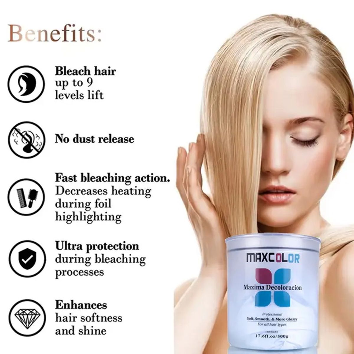GENERICO - MaxColor® Decolorante 500g