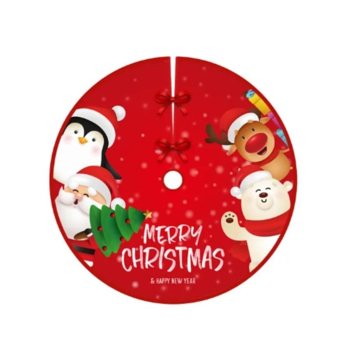 GENERICO - Faldón Pie Para Árbol De Navidad 120x120cm