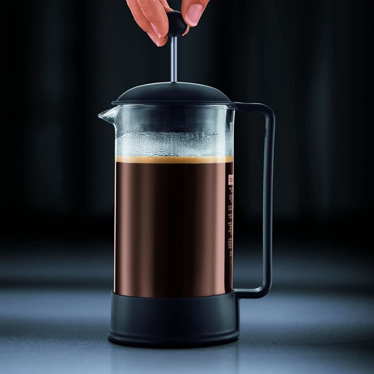 BODUM - Cafetera Prensa Francesa Bodum Brazil 0,35 L – Vidrio Borosilicato & Filtro Inoxidable