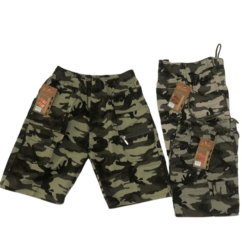 AGW - Pack 3 Short Niño Militar