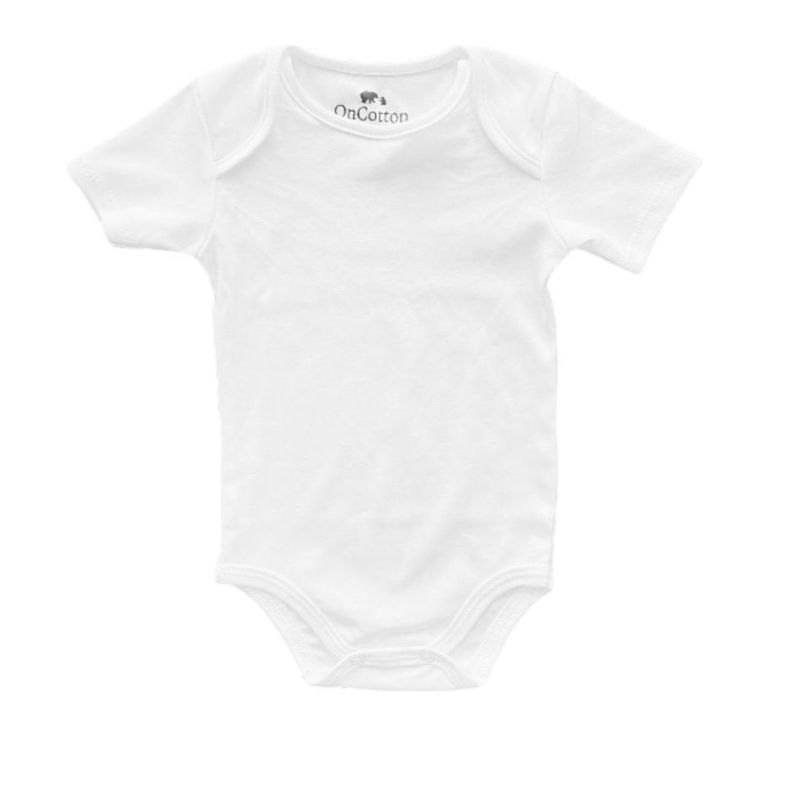 ONCOTTON WHITE BASIC COLLECTION - Body Básico manga corta blanco