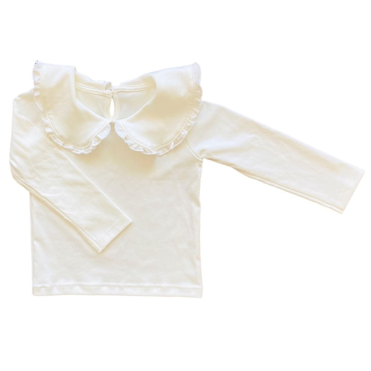 ONCOTTON WHITE BASIC COLLECTION - Polera Romántica manga larga