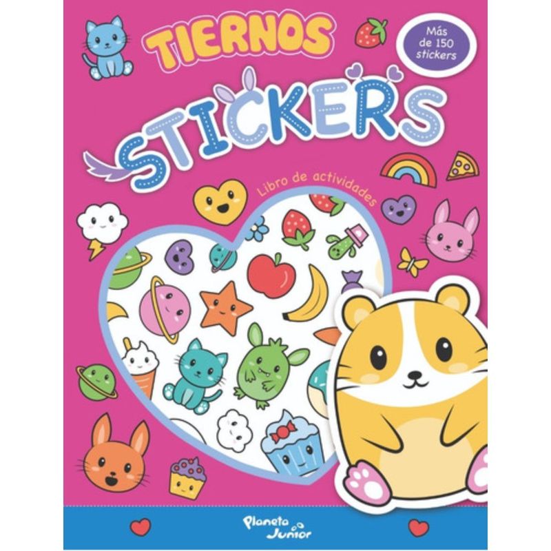 PLANETA JUNIOR - Libro Tiernos Stickers - Planeta Junior