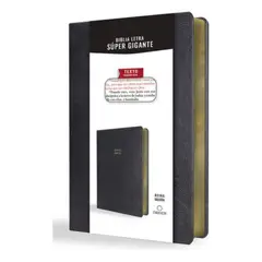 ORIGEN - Biblia Rvr1909 - Imitación Piel Negra - Letra Súper Gigante