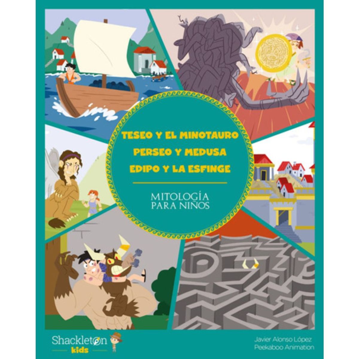 GENERICO - Teseo Y El Minotauro - Perseo Y Medusa - Edipo Y La Esfinge