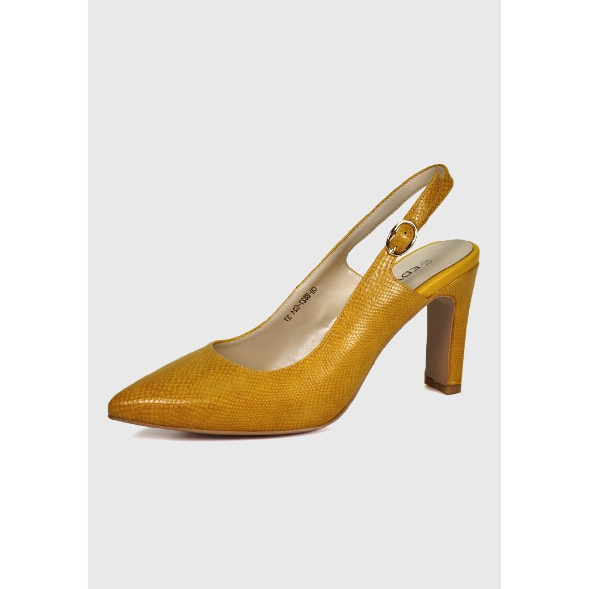 EDA MANZINI - Zapato Ecrin Amarillo EDA MANZINI