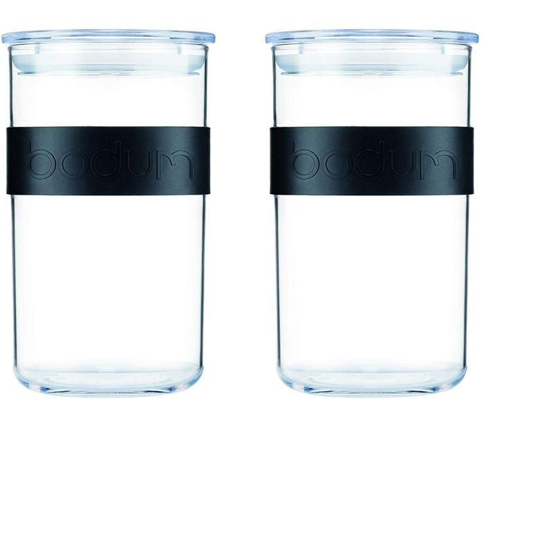 BODUM - Set de 2 jarros Bodum con tapa 1.0 litros