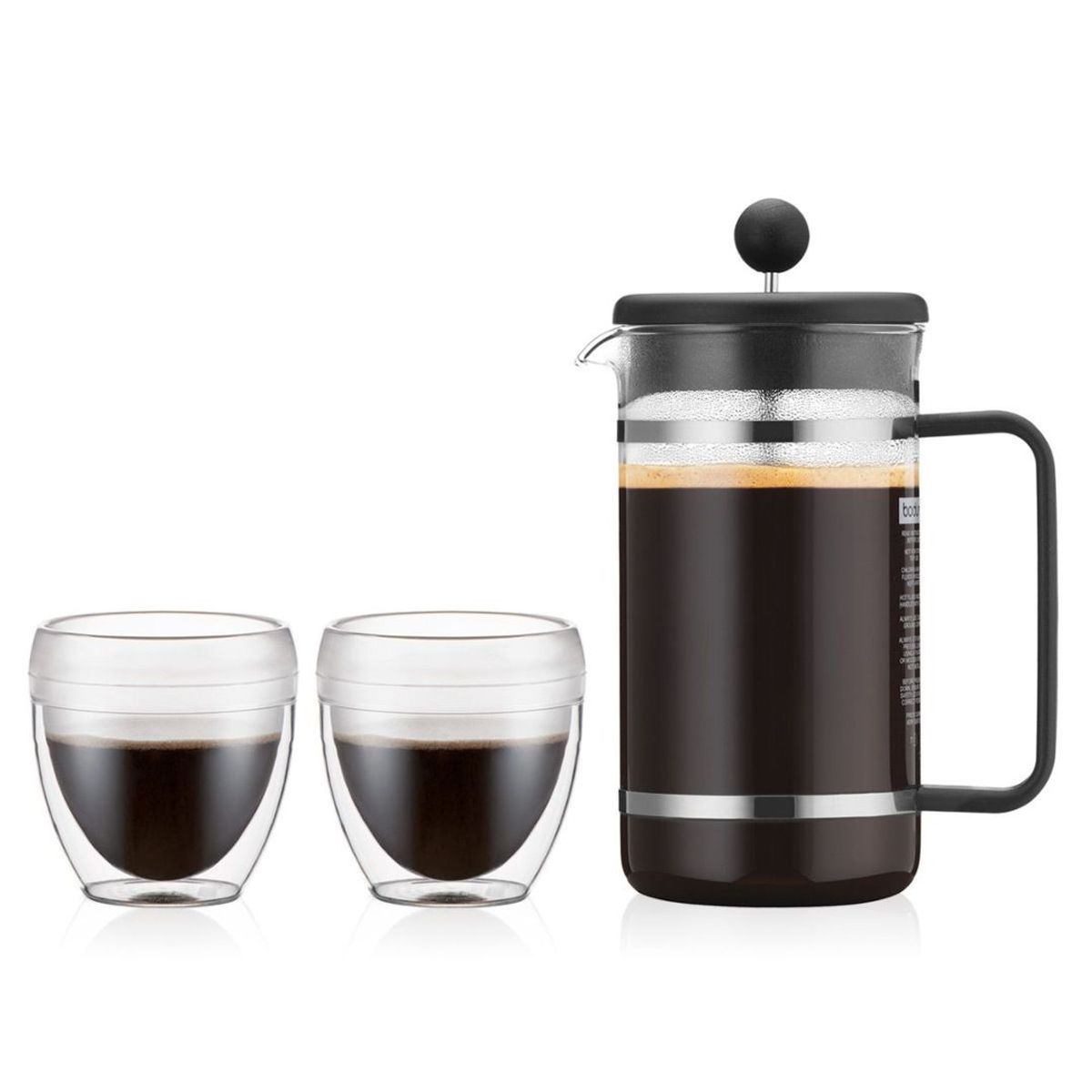BODUM - Set cafetera Bodum 1 lt y 2 vasos 250 ml.