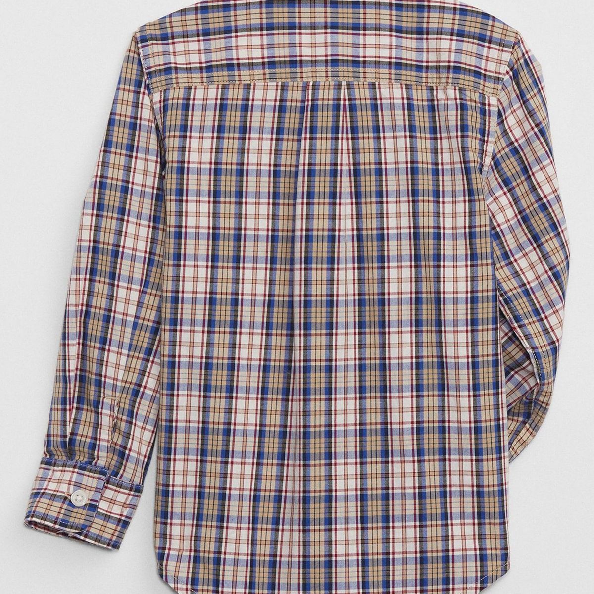GAP - Camisa Poplin Manga Larga Multicolor GAP