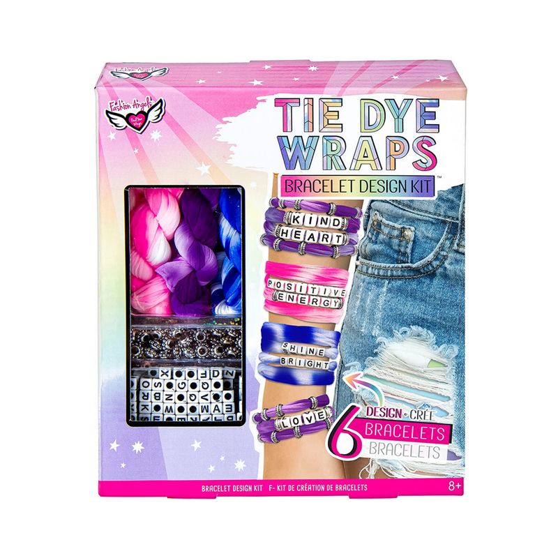 FASHION ANGELS - Crea tus Pulseras Wrap Tie Dye Fashion Angels