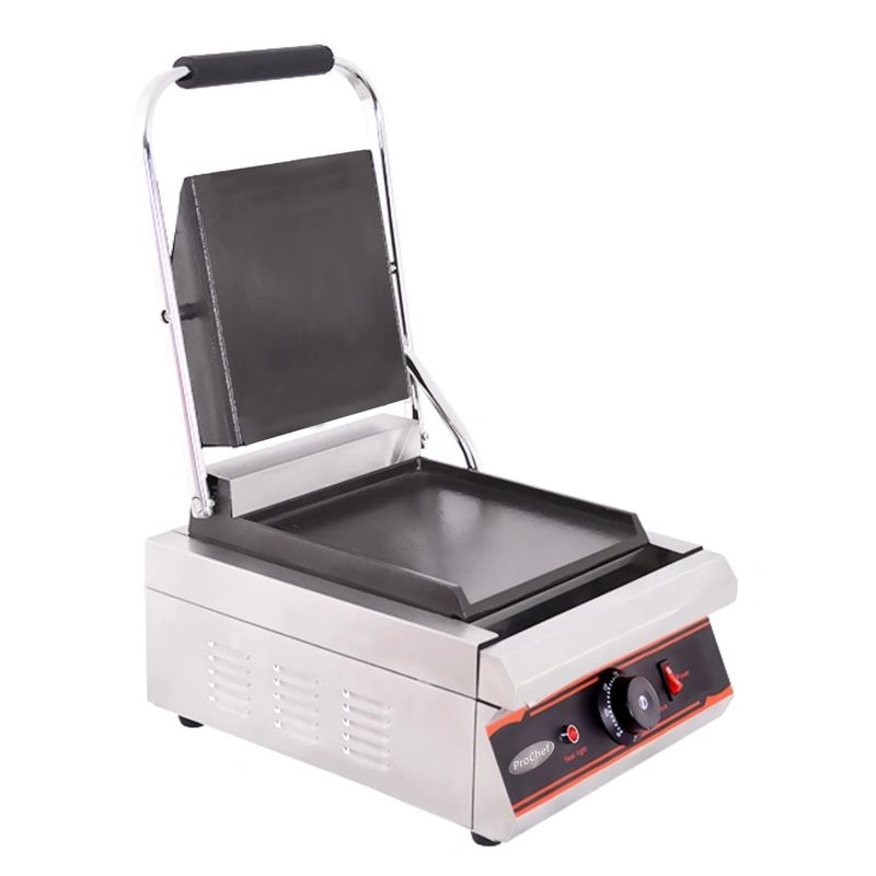 PROCHEF - Plancha Sandwichera Panini Grill Lisa Acero Inox.