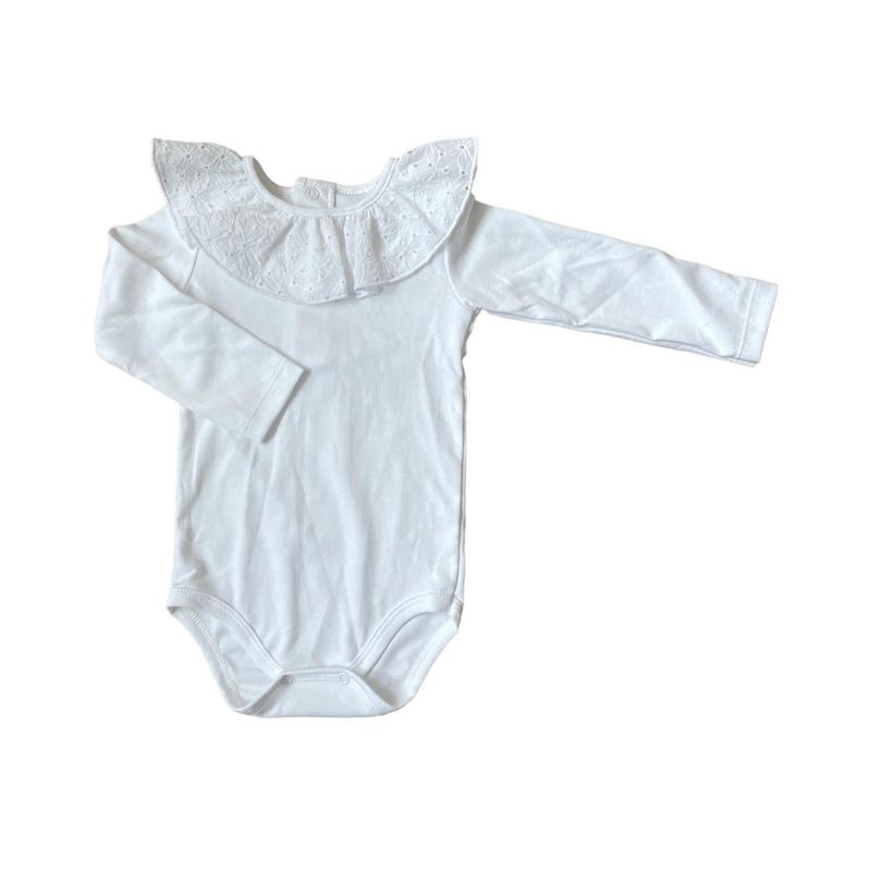 ONCOTTON WHITE BASIC COLLECTION - Body Payaso broderie blanco