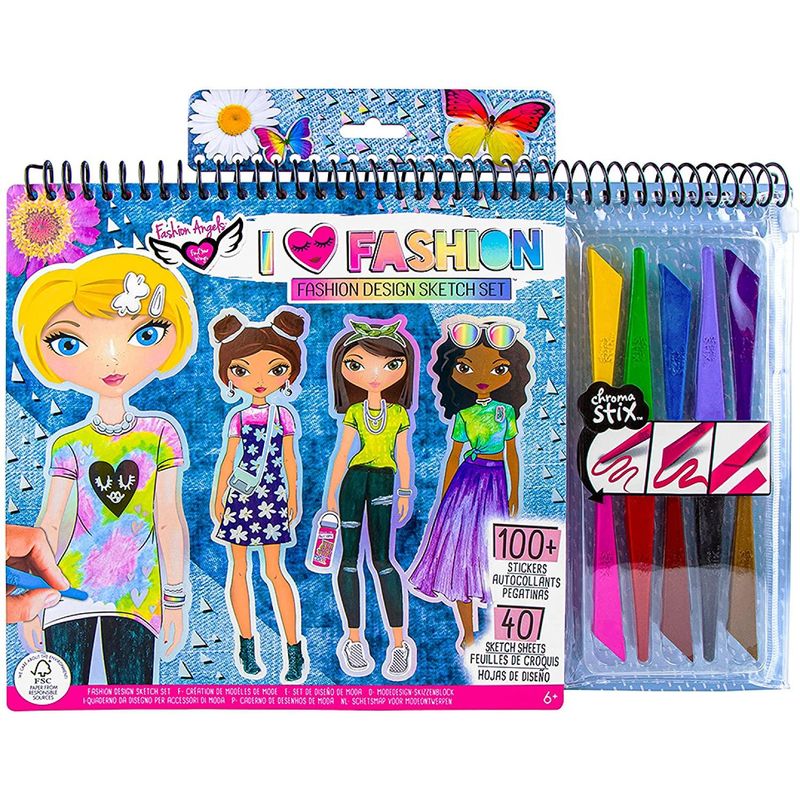 FASHION ANGELS - Cuaderno de Dibujo Diseñadora de Moda Fashion Angels