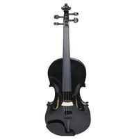 Violín Color Negro Brillante 4/4 LIV-20BS