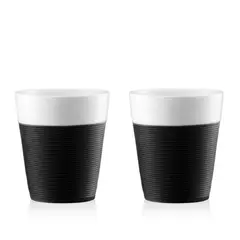 BODUM - Set de 2 vasos con funda de silicona 300 ml
