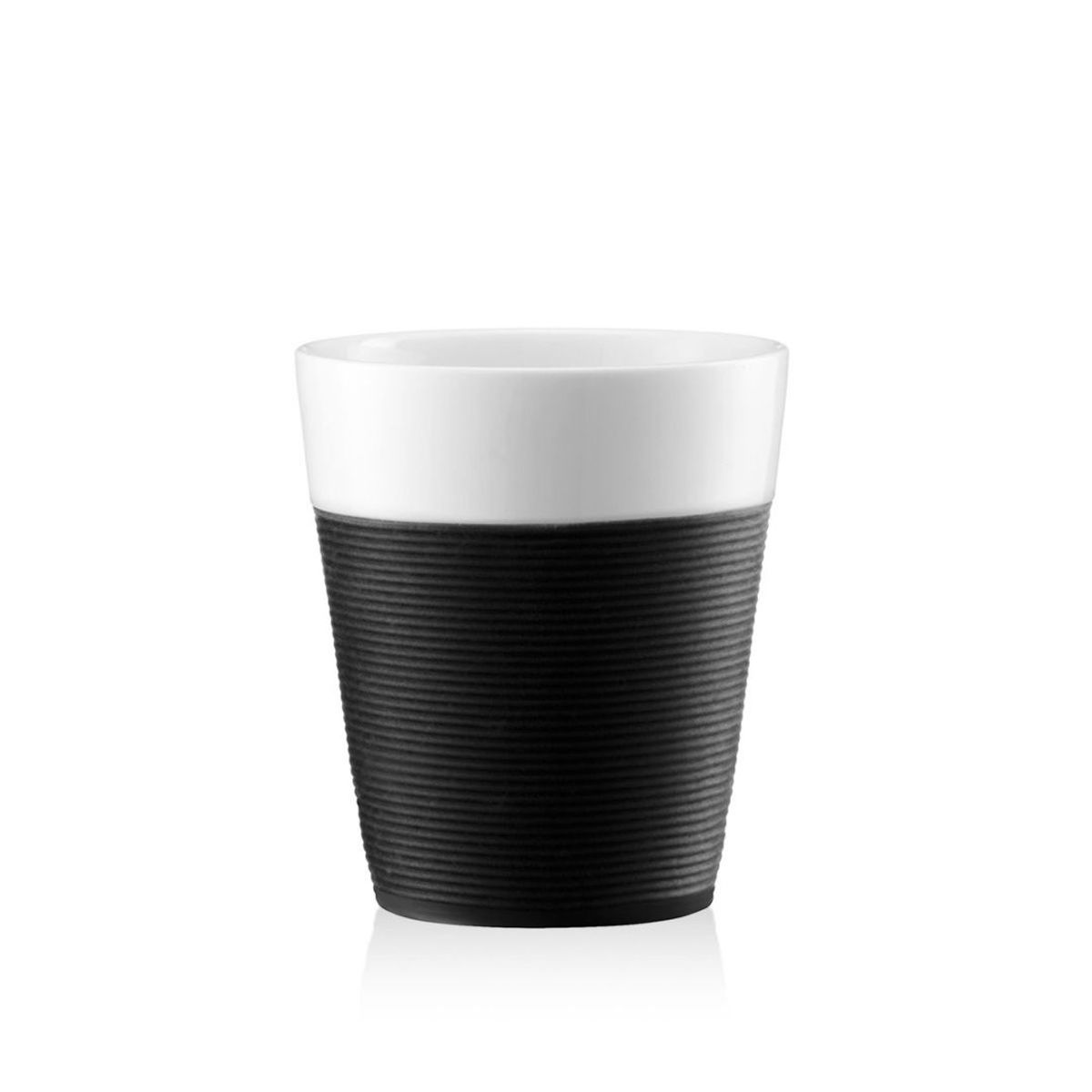 BODUM - Set de 2 vasos Bodum con funda de silicona 300 ml