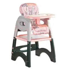 VOYAGE - Silla de comer 3 EN 1 bebemorning rosado