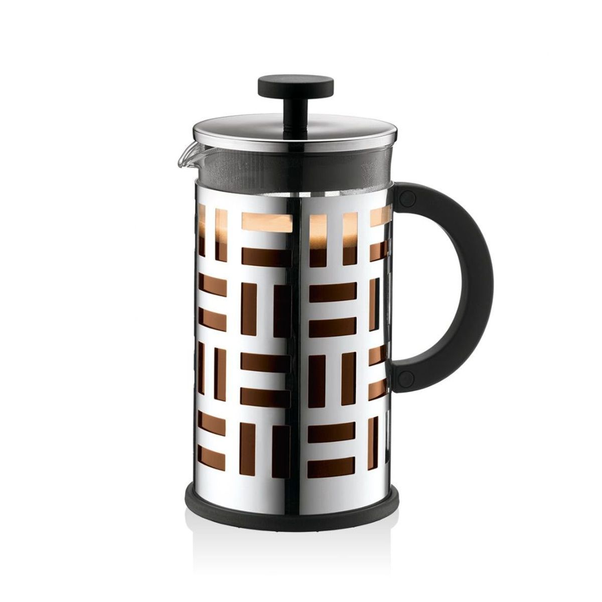 BODUM - Cafetera Prensa Francesa Bodum Eileen 1 Lts. – Acero Inoxidable y Vidrio Borosilicato