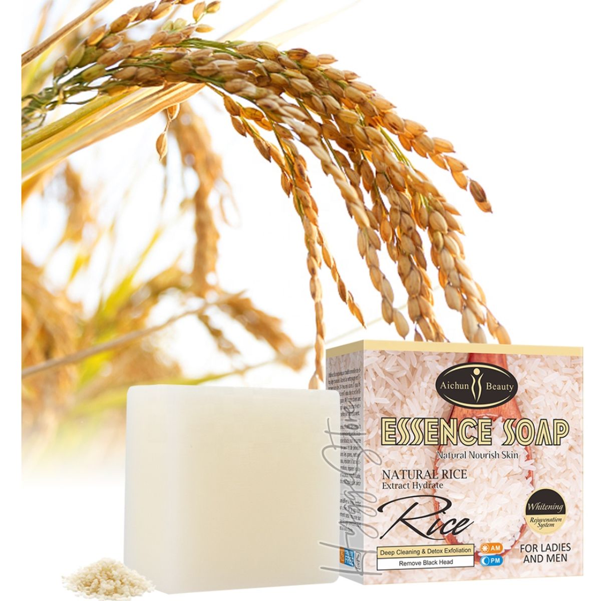 AICHUN BEAUTY - Jabón En Barra Extracto De Arroz