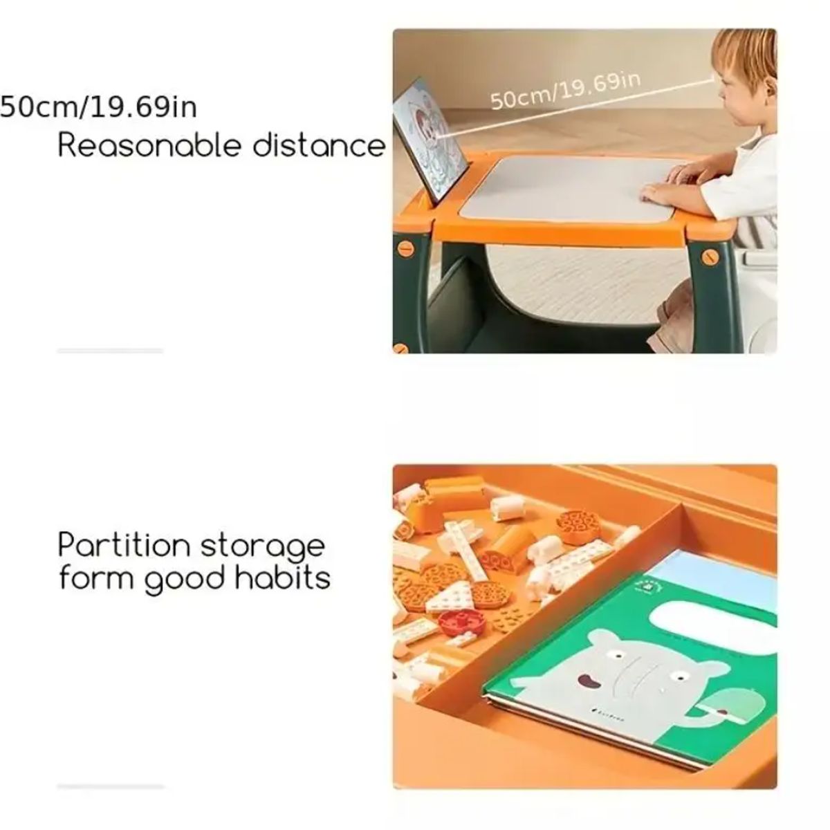 VOYAGE - Silla de comer 3 EN 1  Voyage bebemorning  orange