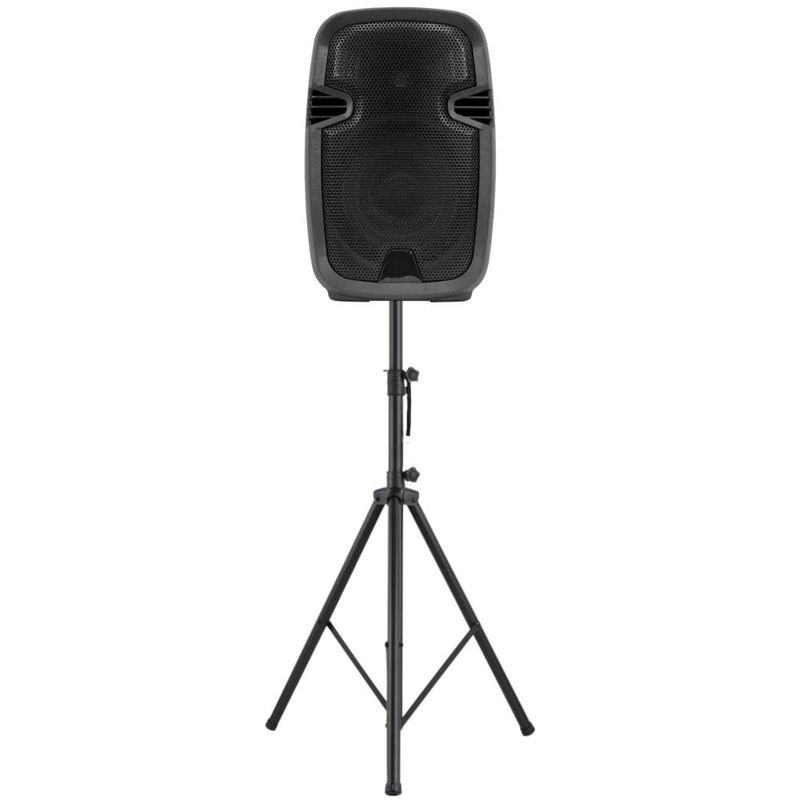 PHILCO - Trípode para Parlante 1.8m Profesional Acero Reforzado 60KG - Negro