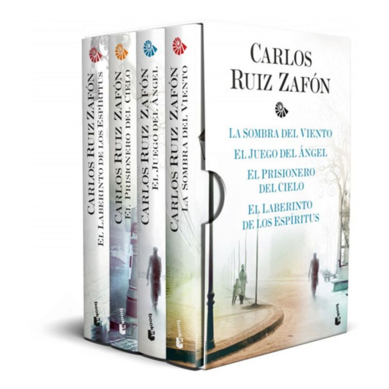 BOOKET - Estuche La Sombra Del Viento ( 4 Libros )  Carlos Ruiz Zafón