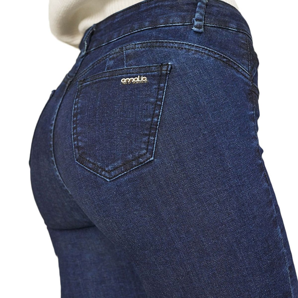 AMALIA JEANS - Jeans Mujer Ruby High Waist 3902 Azul Amalia Jeans