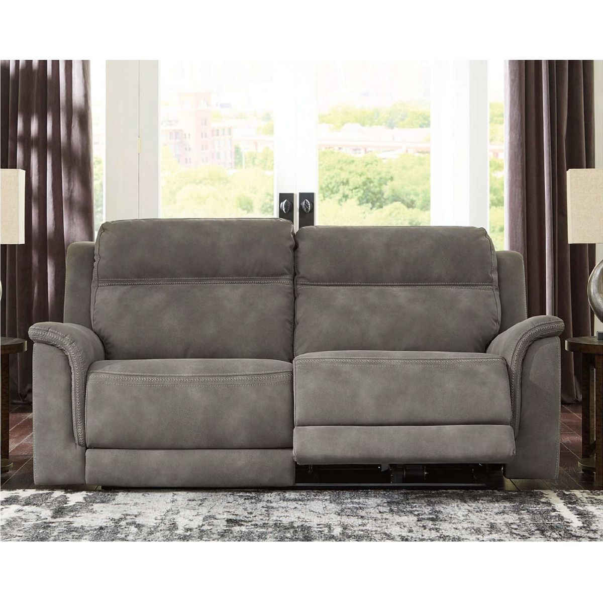 ASHLEY - Sofá reclinable 2 cuerpos Next-Gen DuraPella slate