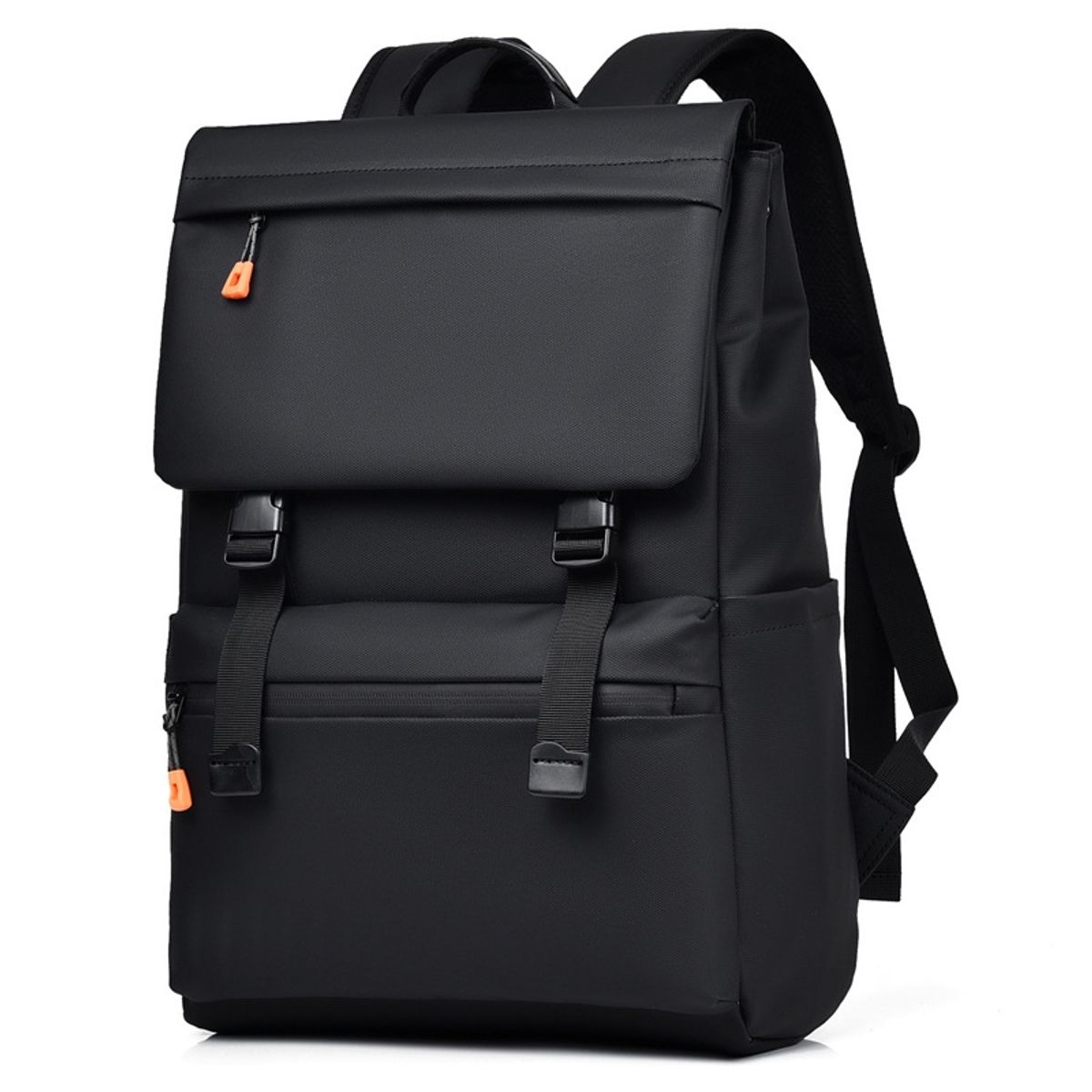 GENERICO - Mochila Premium Negra con Carga USB Impermeable y resistente