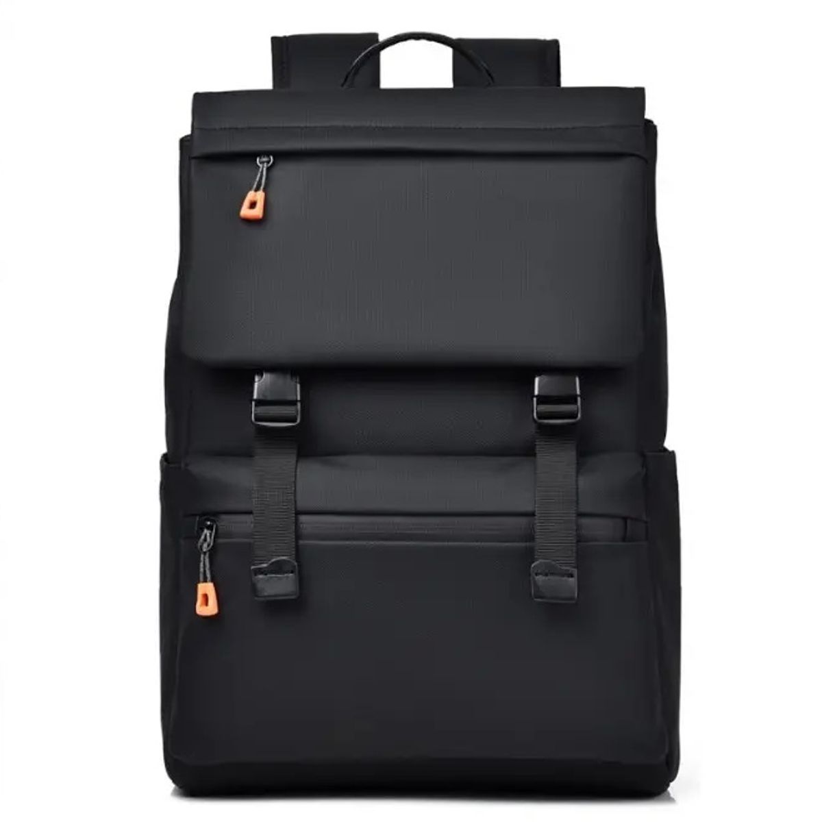 GENERICO - Mochila Premium Negra con Carga USB Impermeable y resistente