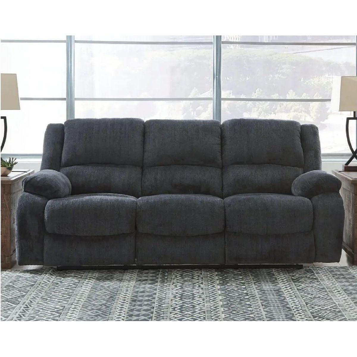 ASHLEY - Sofá reclinable 3 cuerpos Draycoll slate