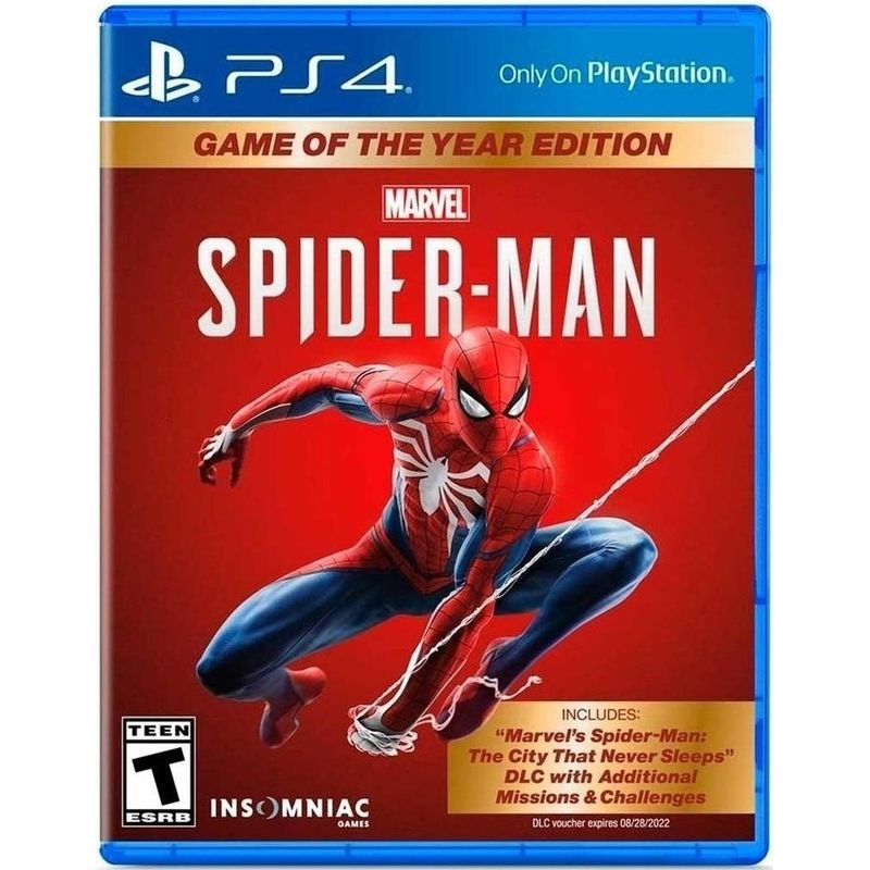 PLAYSTATION - Marvel's Spider-man Game Of The Year Edition PS4 Físico