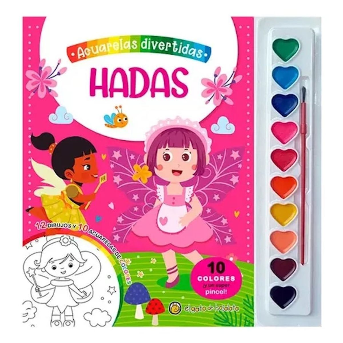 EL GATO DE HOJALATA - Libro Acuarelas Divertidas - Hadas - El Gato De Hojalata
