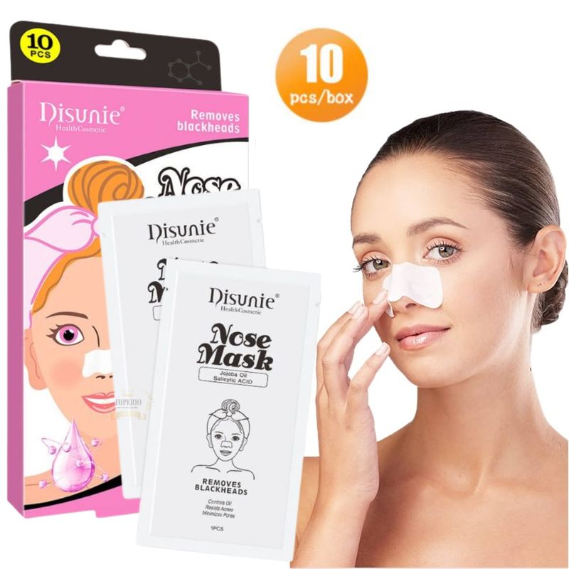 GENERICO - Mascarilla Nasal Elimina Puntos Negros Parches Limpia 10unid.-