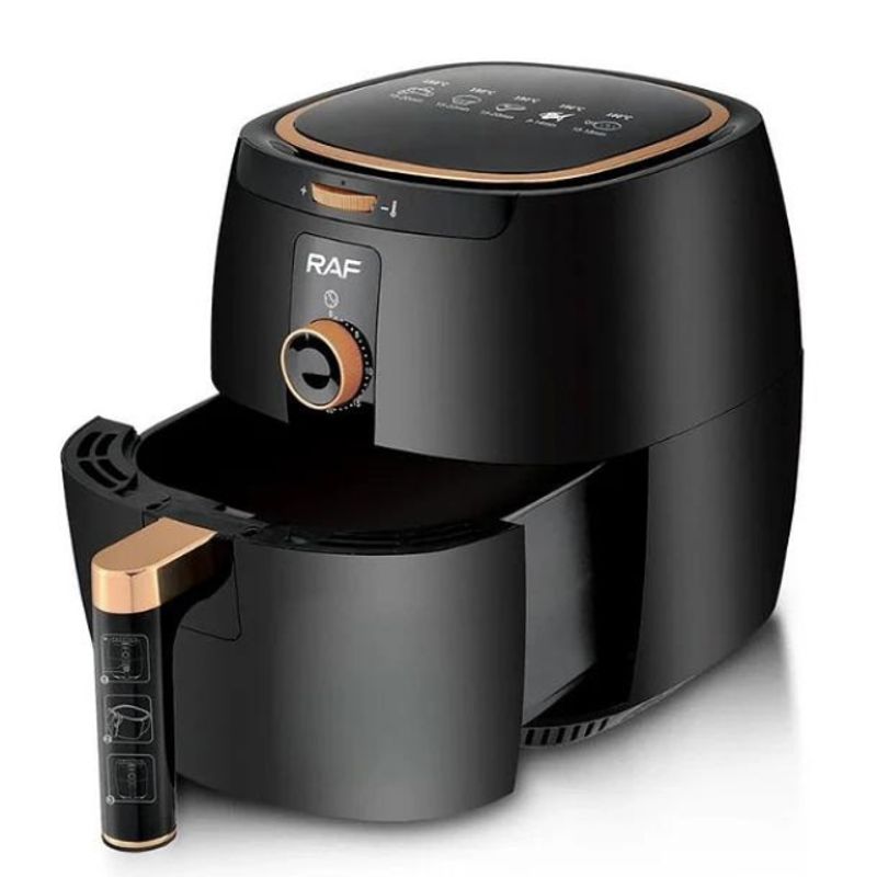 MOUVAIR - Freidora De Aire 1300W Eléctrica Multifuncional Hogar 5.5 Litros
