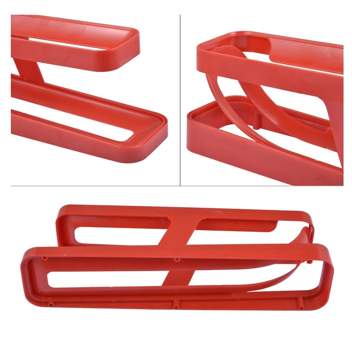 GENERICO - X2 Huevera Organizador De Huevos Para Refrigerador Rodante