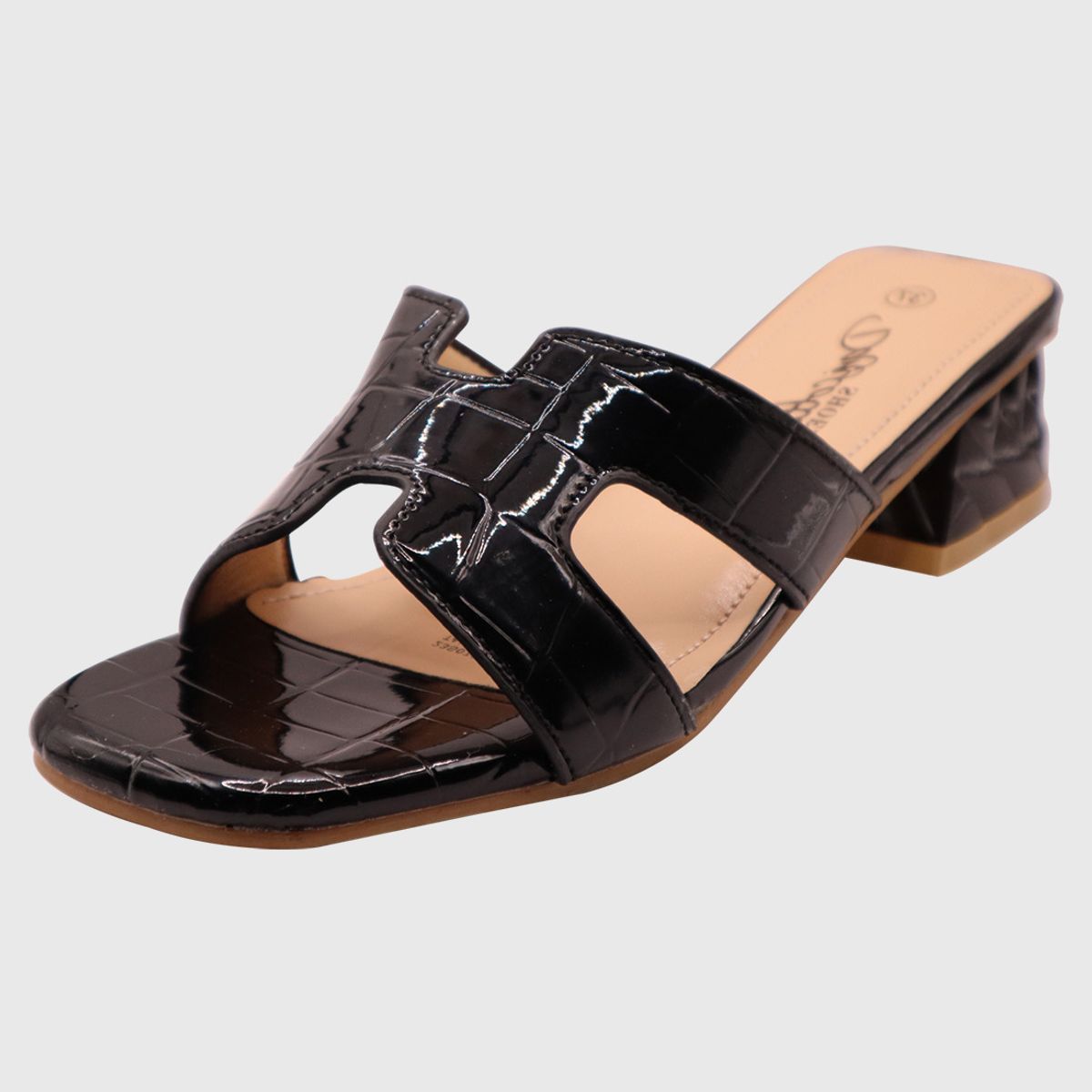 DINASTELLA - Sandalia plana Herm Negro