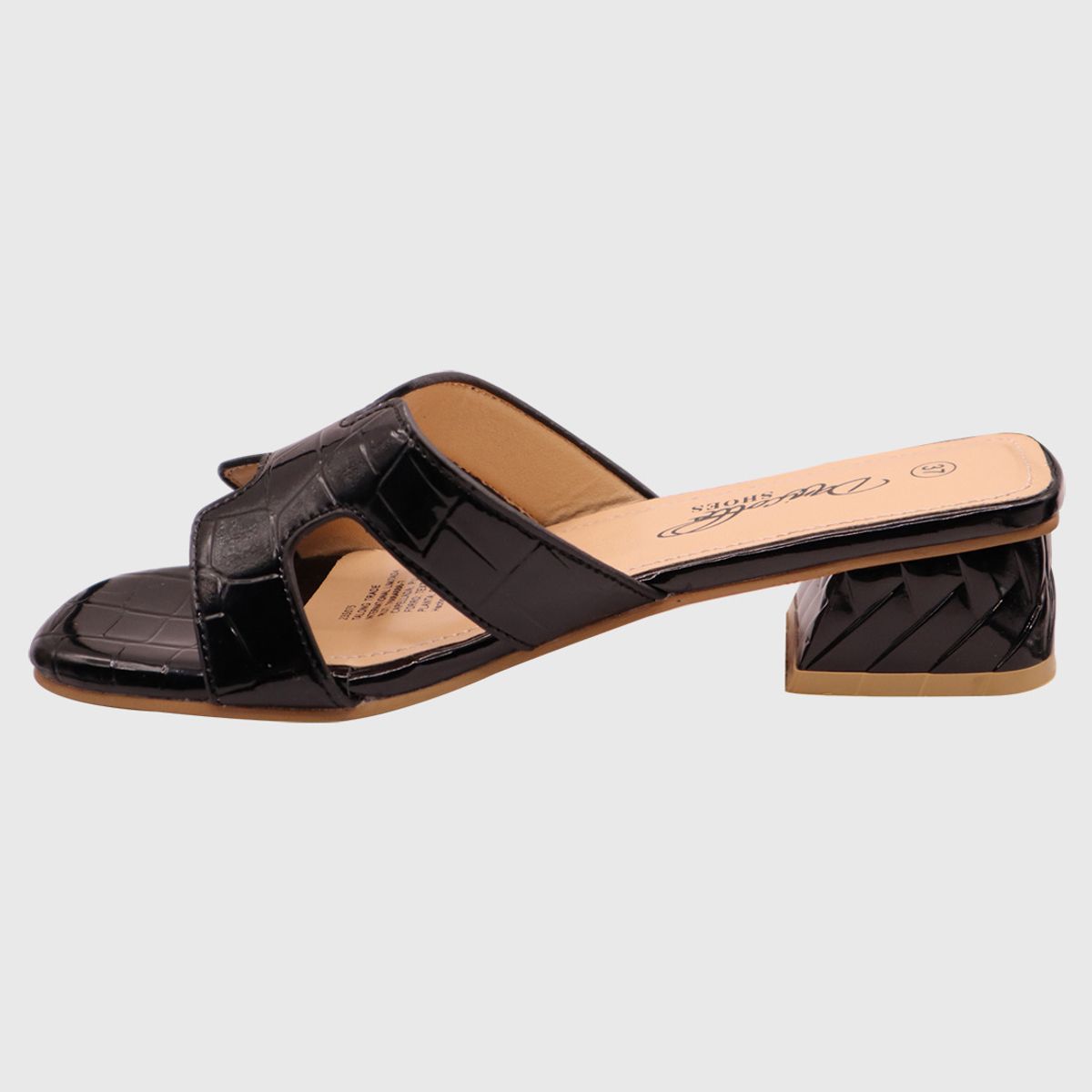 DINASTELLA - Sandalia plana Herm Negro