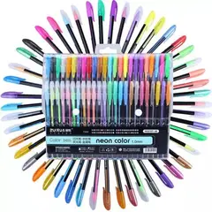 GENERICO - Lapices tinta Gel 48 colores Neon Color