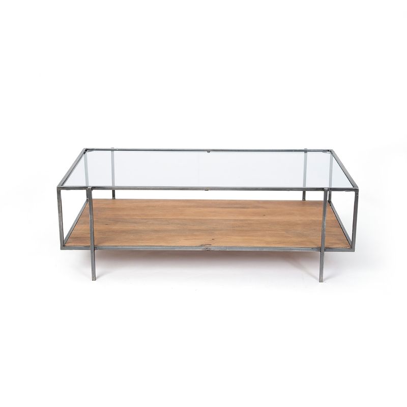 THE POPULAR DESIGN - MESA DE CENTRO VIDRIO BOX