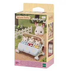 SYLVANIAN FAMILIES - Triplets Stroller 5533 Carrito Trillizos