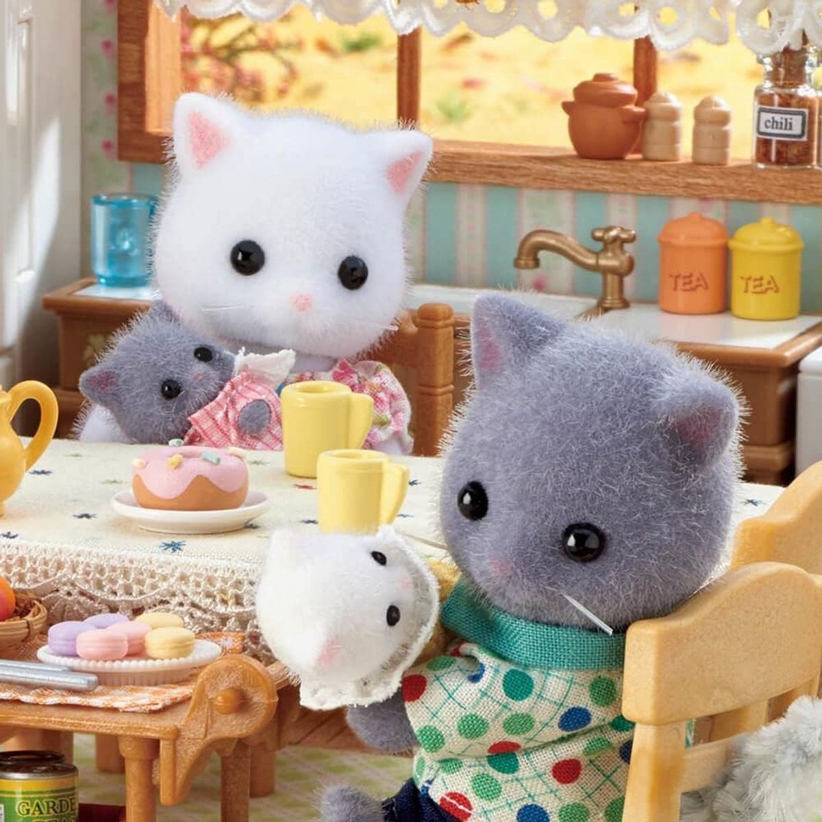 SYLVANIAN FAMILIES - Sylvanian Families 5455 Persian Cats Family Gatos persa